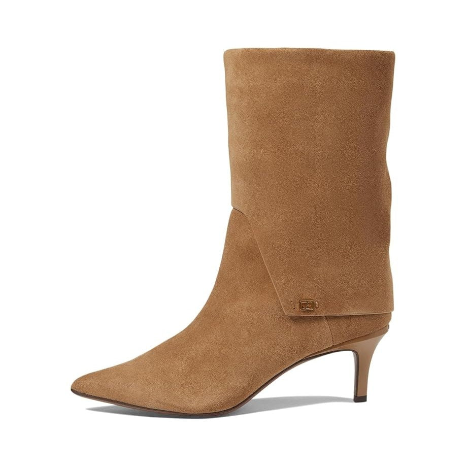 Franco Sarto Womens Alberta Trendy Booties US 12 M EU 43 Tan Taupe Suede NIB