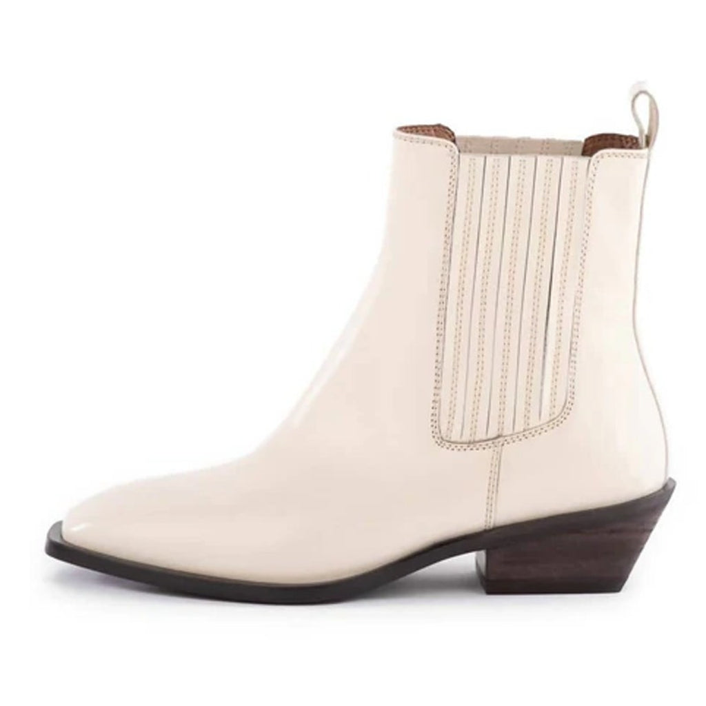 Seychelles Womens Hold Me Down Chelsea Ankle Boots US 10 White Leather NWOB