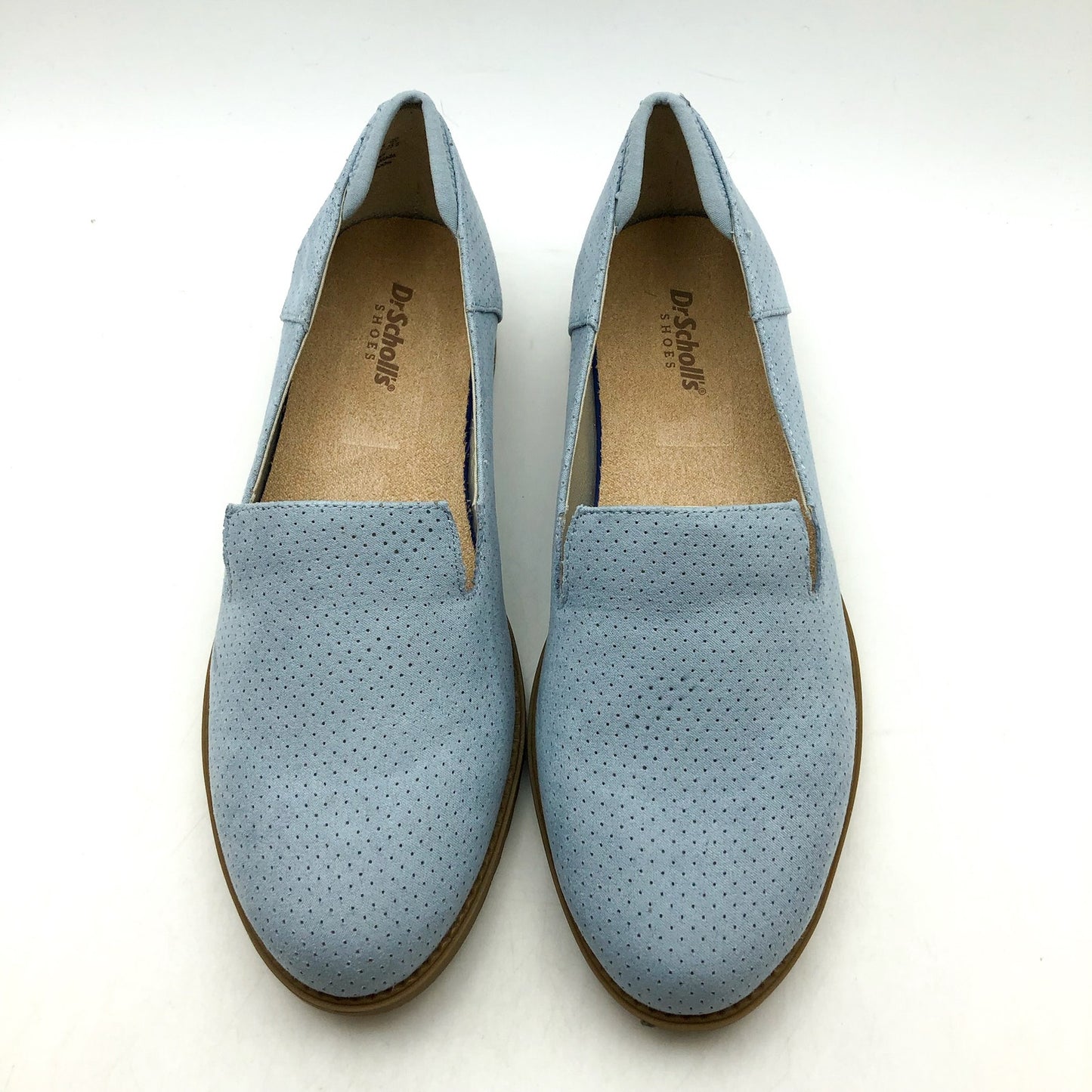Dr. Scholls Womens Jetset Slip On Loafer US 7 M EU 37 Summer Blue Fabric NIB