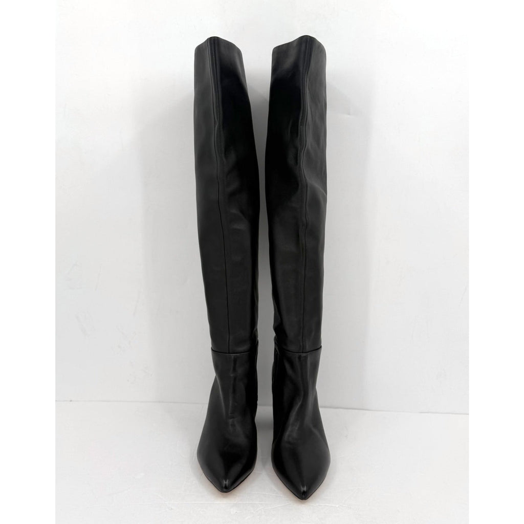 Sam Edelman Womens Hutton Over the Knee Boots Size 7.5 Black Leather NWOB
