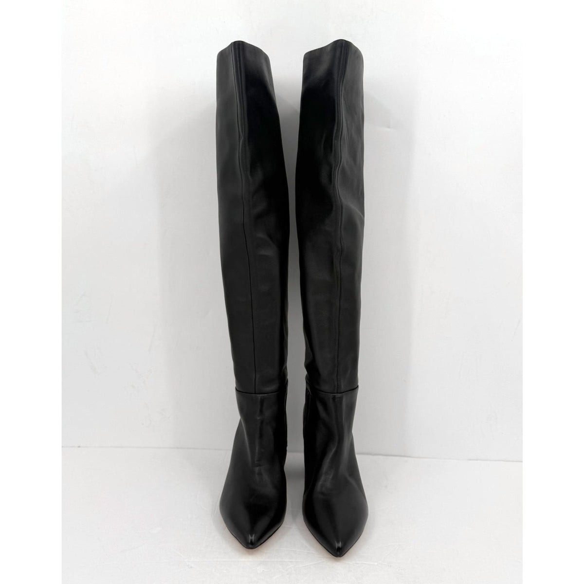 Sam Edelman Womens Hutton Over the Knee Boots Size 7.5 Black Leather NWOB