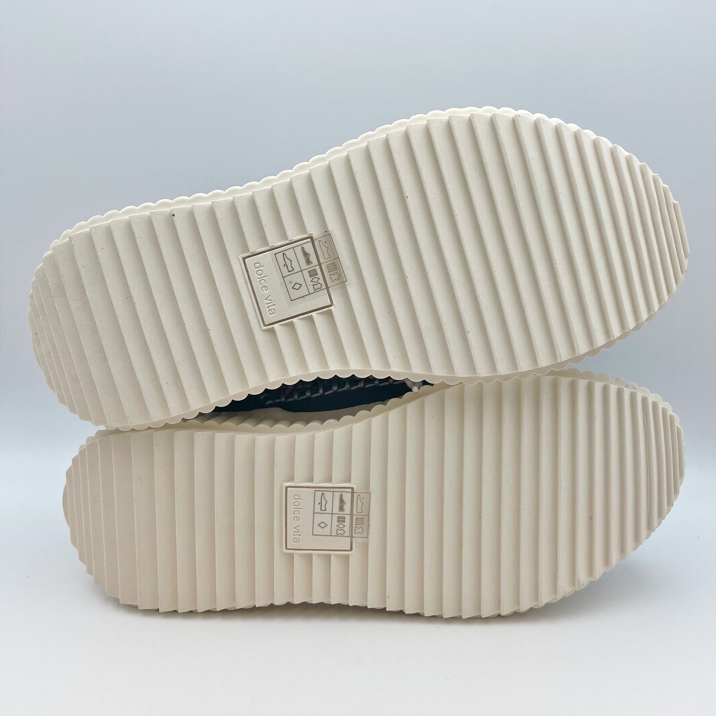 Dolce Vita Womens Dolen Sneakers US 8 Navy Blue Leather Lace-Up NIB