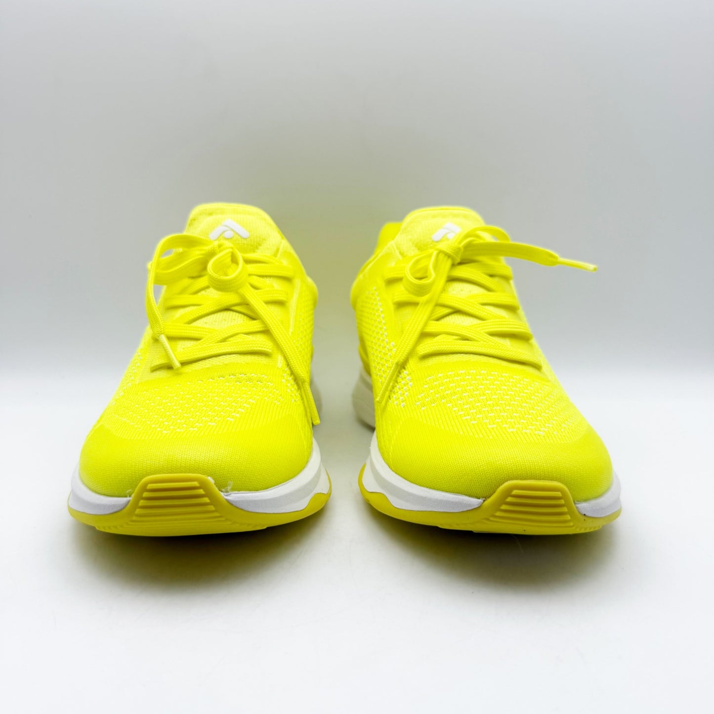 FitFlop Womens VITAMIN FFX Sports Sneakers US 7 Yellow Glow-in-the-Dark Knit NIB