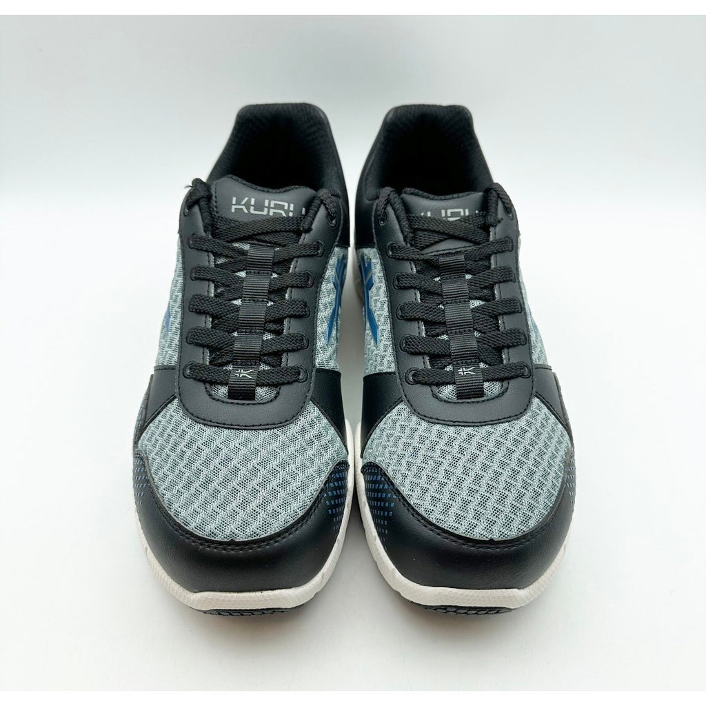 KURU Mens Quantum Athletic Shoes Size 8.5 WIDE Black White Gray Sneakers NWOB