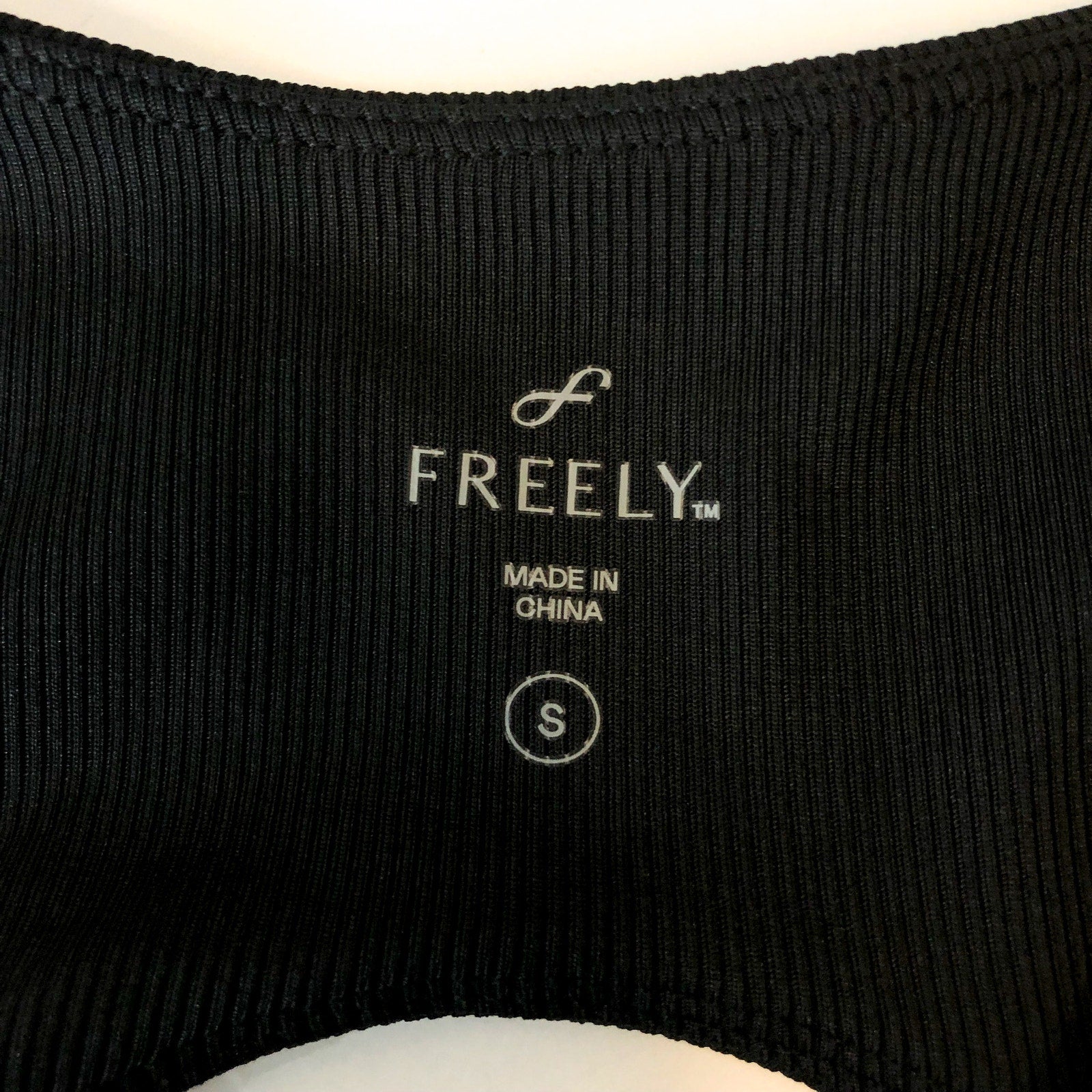 FREELY Women's Activewear Dress Small Black Cut Out Back NWOT