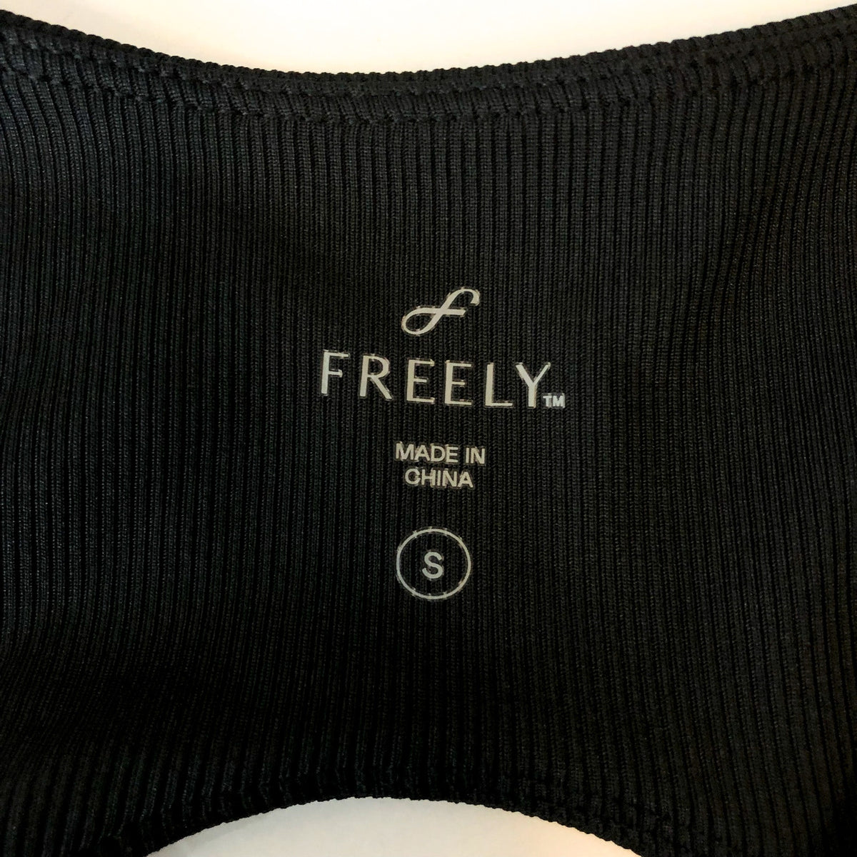 FREELY Women's Activewear Dress Small Black Cut Out Back NWOT