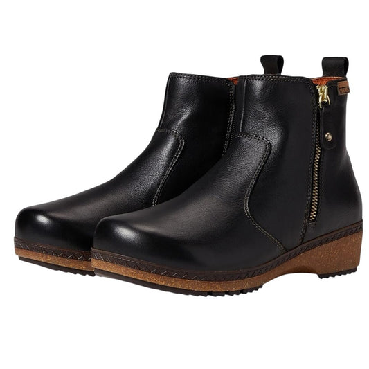 PIKOLINOS Womens Granada W0W-8988 Bootie EU 41 US 10-10.5 Black Leather NIB