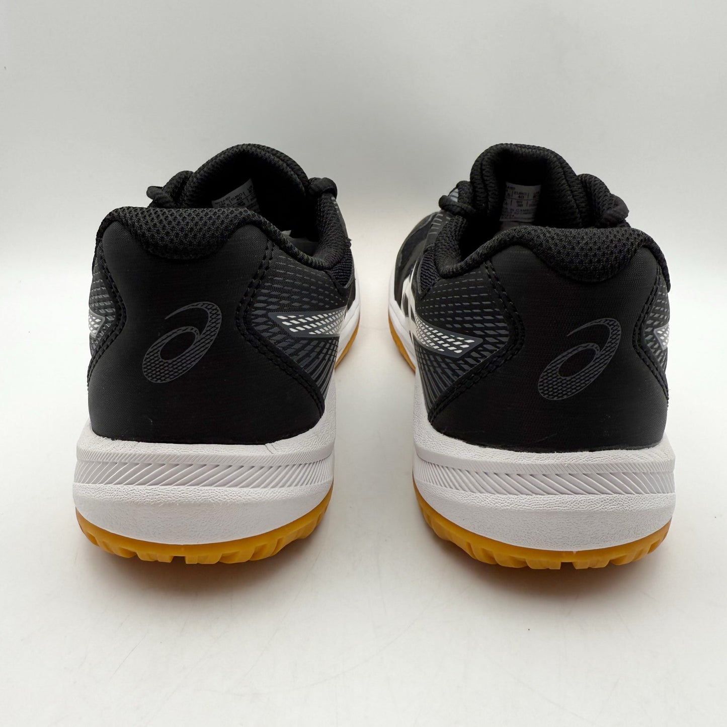 ASICS Womens Upcourt 6 Athletic Shoes US 11.5 EU 44 White Black Volleyball NIB