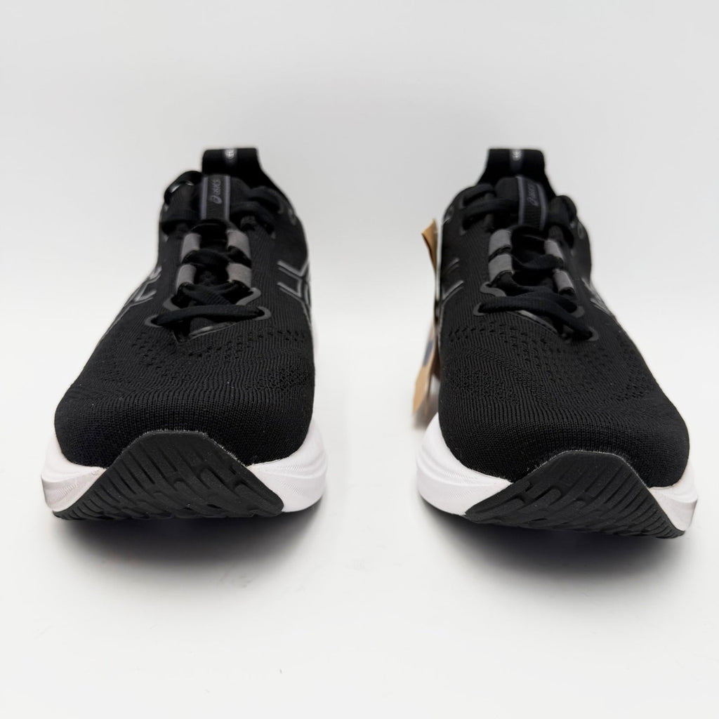 ASICS Womens Gel-Nimbus 26 Athletic Shoes Size 5 Wide EU 35.5 Black Grey NWT