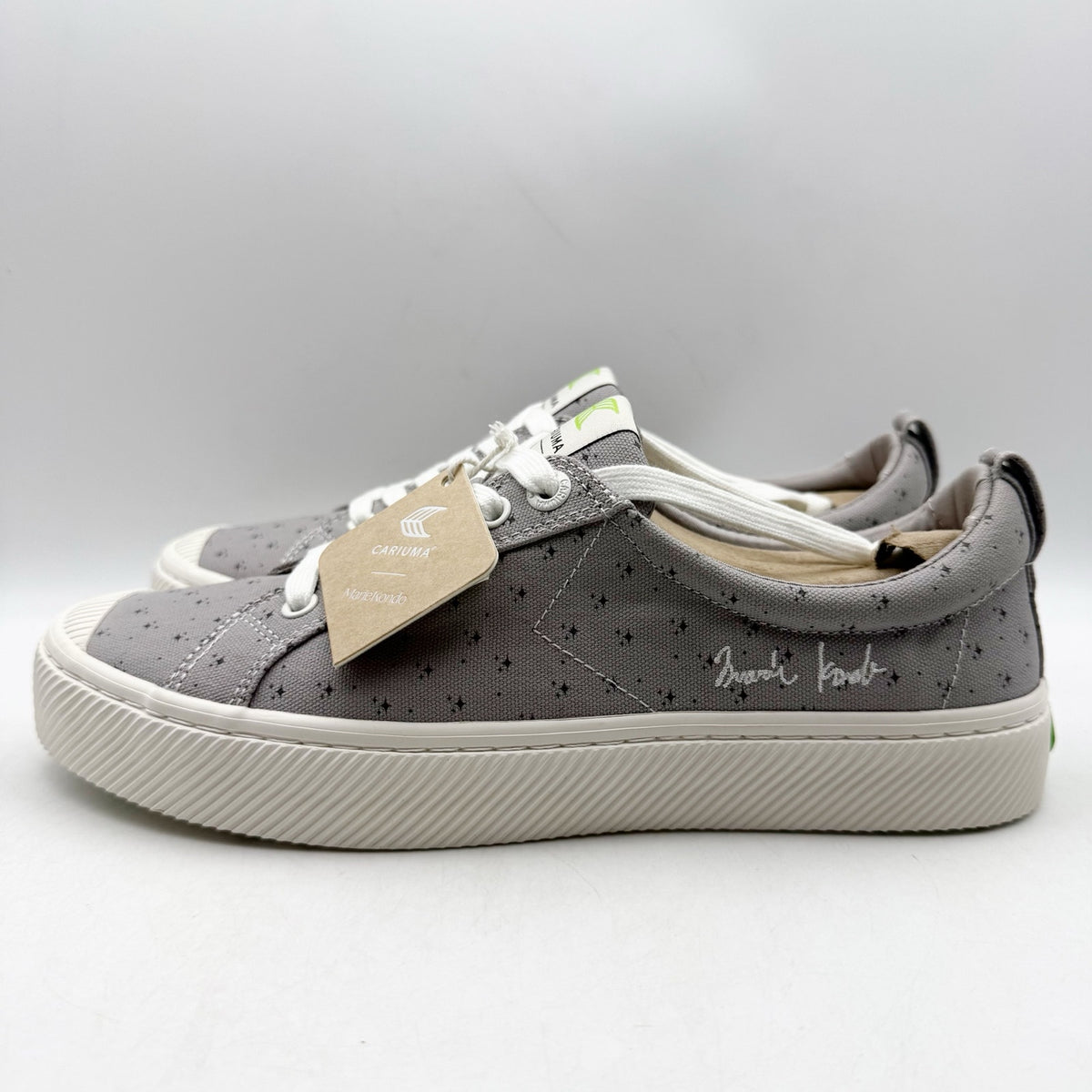 CARIUMA Womens Marie Kondo OCA Low Sneakers Size 10 Light Grey Canvas NIB