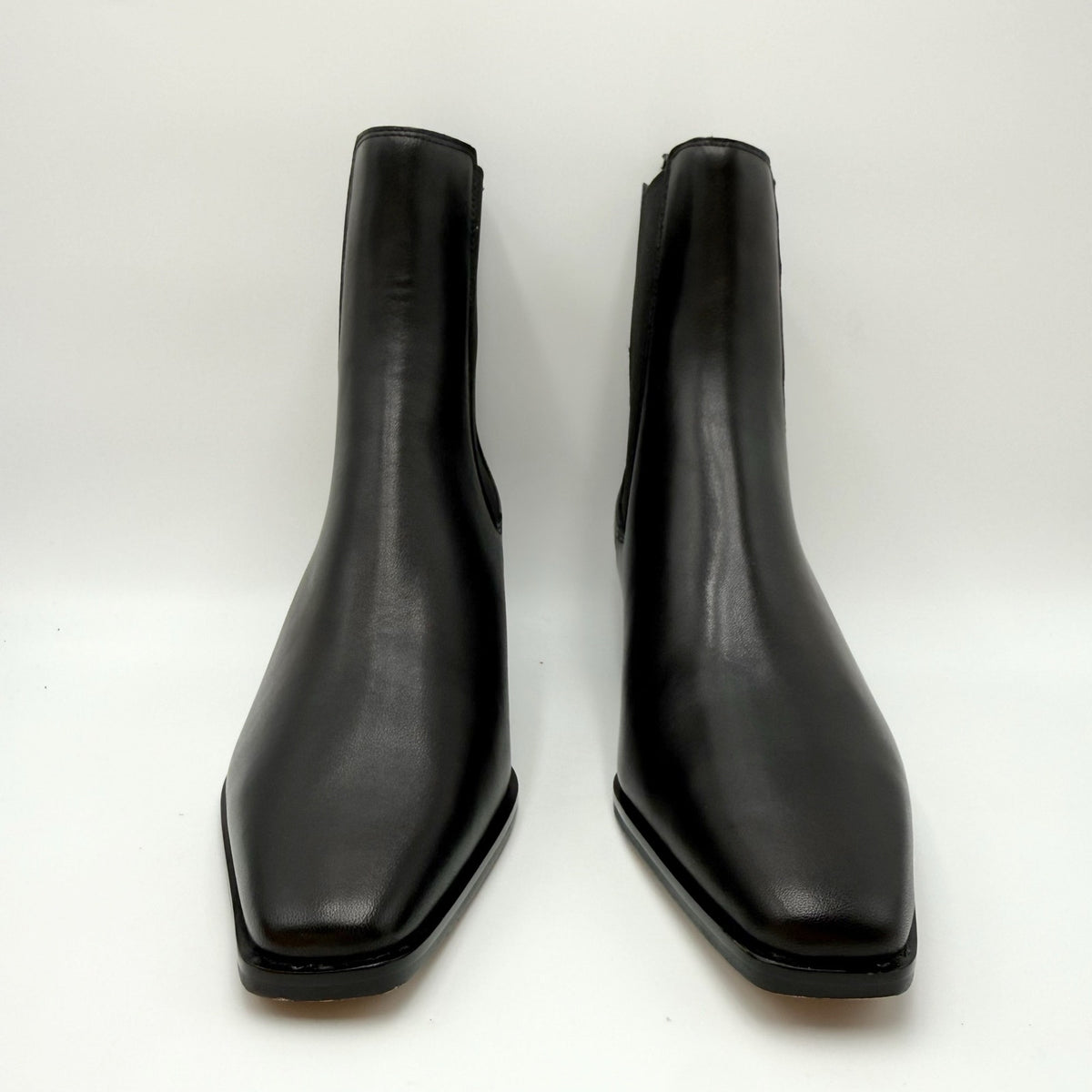Steve Madden Womens Evan Ankle Booties Size 7.5 M Black Leather NWOB