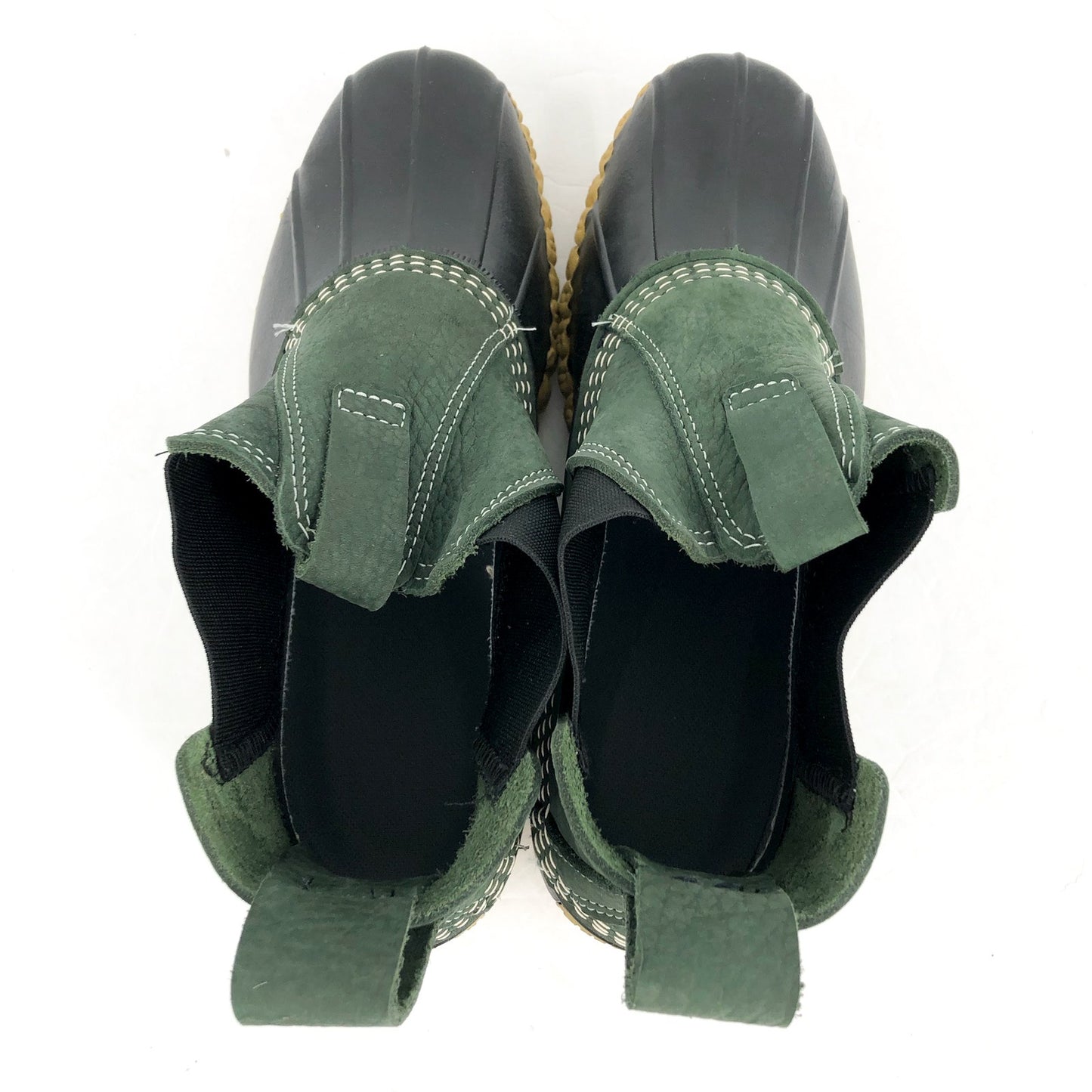 L.L. BEAN Womens Bean 6.5" Chelsea Boots US 9 M Sage Gum Leather NWOB