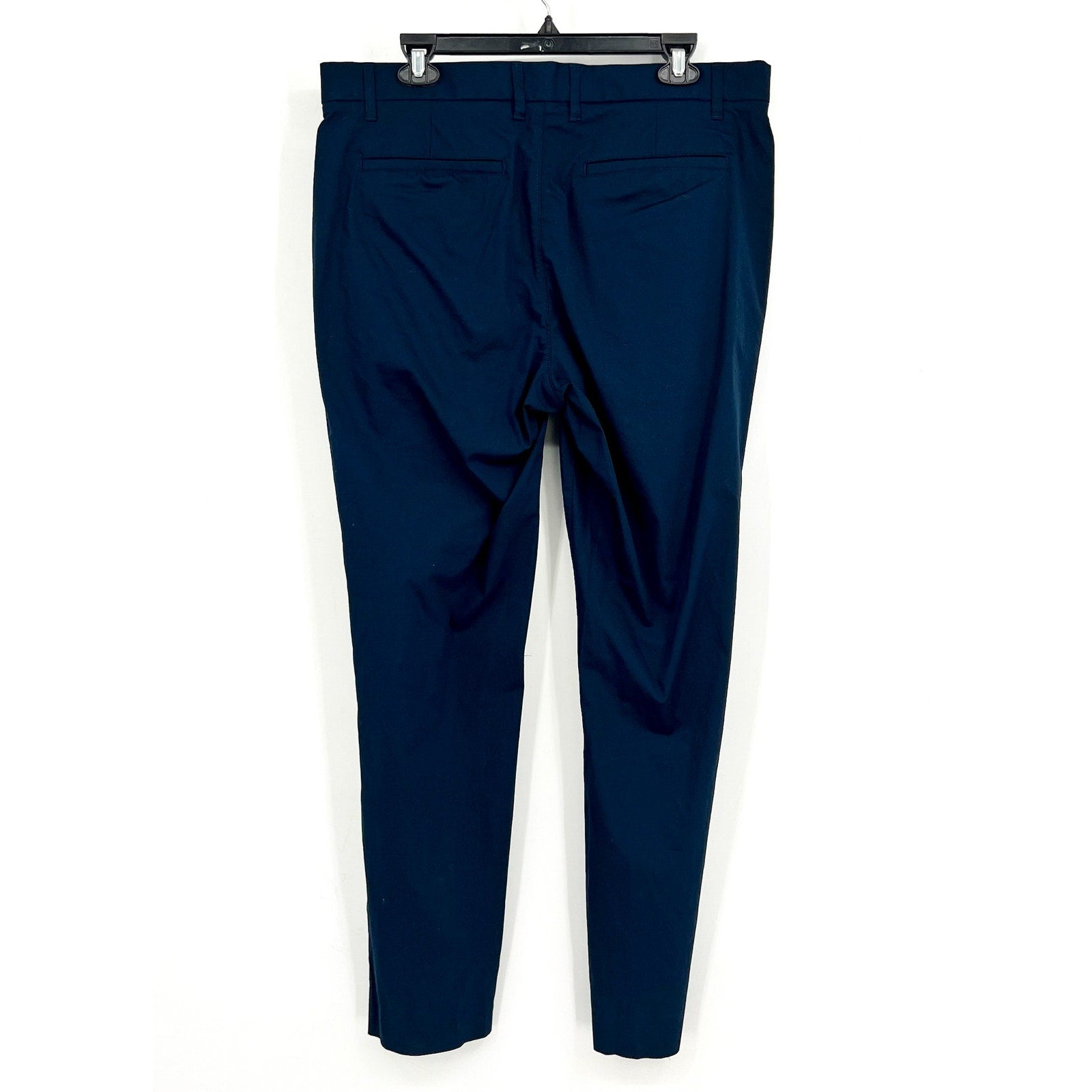 EVERLANE Mens Air Chino Pants 35x32 Navy Blue Stretch Cotton Poplin Slim Fit NWT
