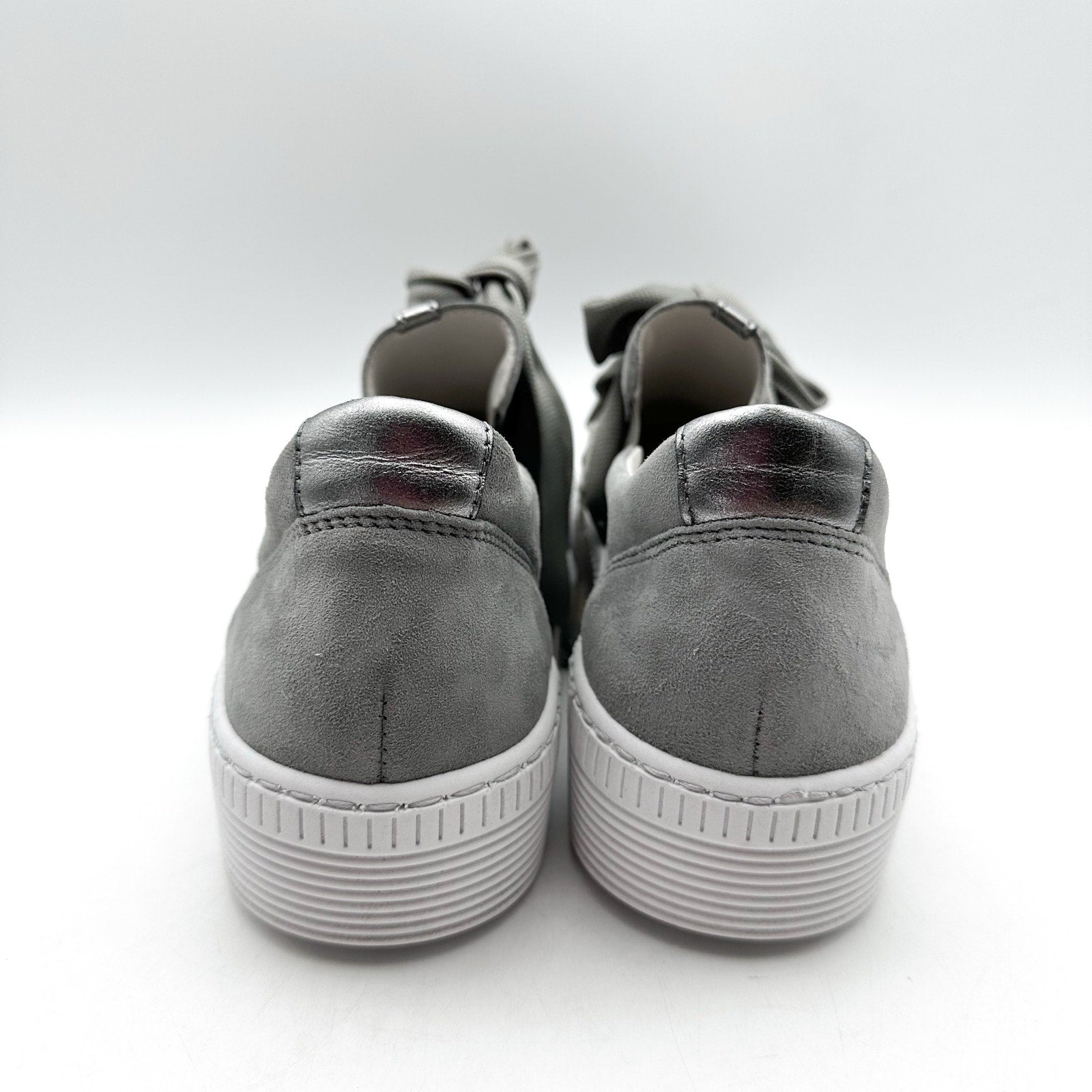 Gabor Womens 73.333.10 Casual Sneakers UK 5.5 US 8 Grey Stone Suede NWOB