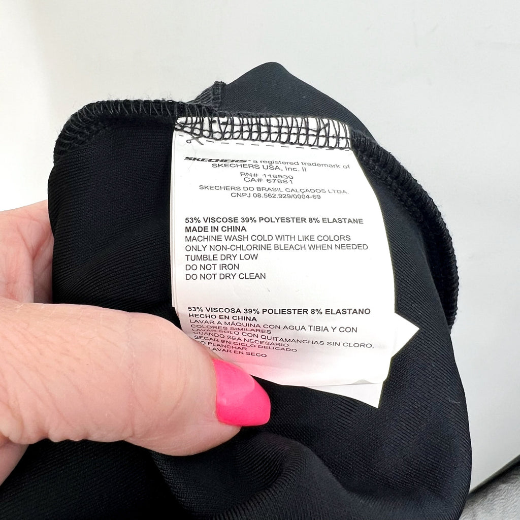 SKECHERS Women's Skechluxe Elevate Restful Hoodigan Jacket Small Black NWT