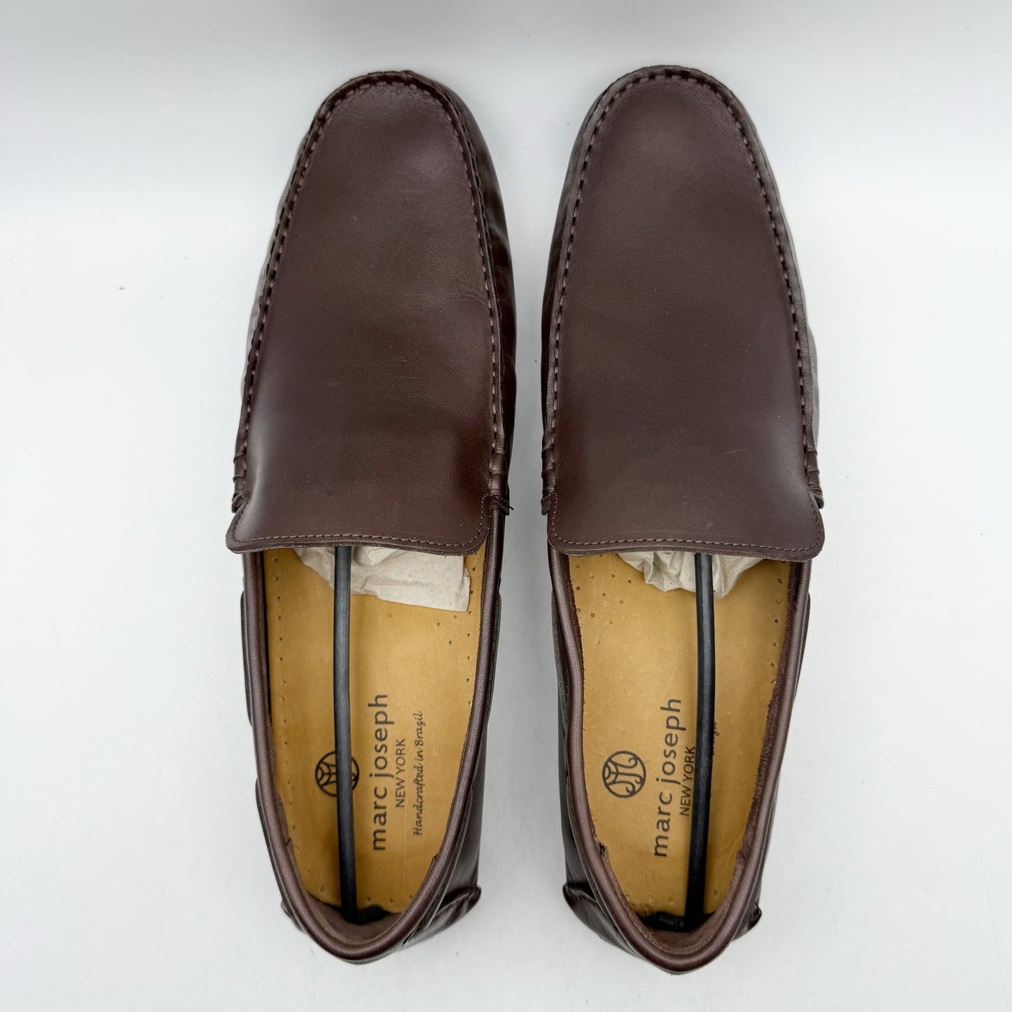 Marc Joseph New York Mens Monaco Loafers US 10 EU 43.5 Brown Leather NIB