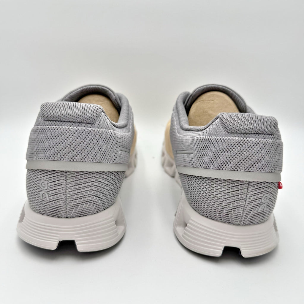ON Mens Cloud 5 Running Shoes US 14 EU 49 Beige Grey Athletic Sneakers NIB