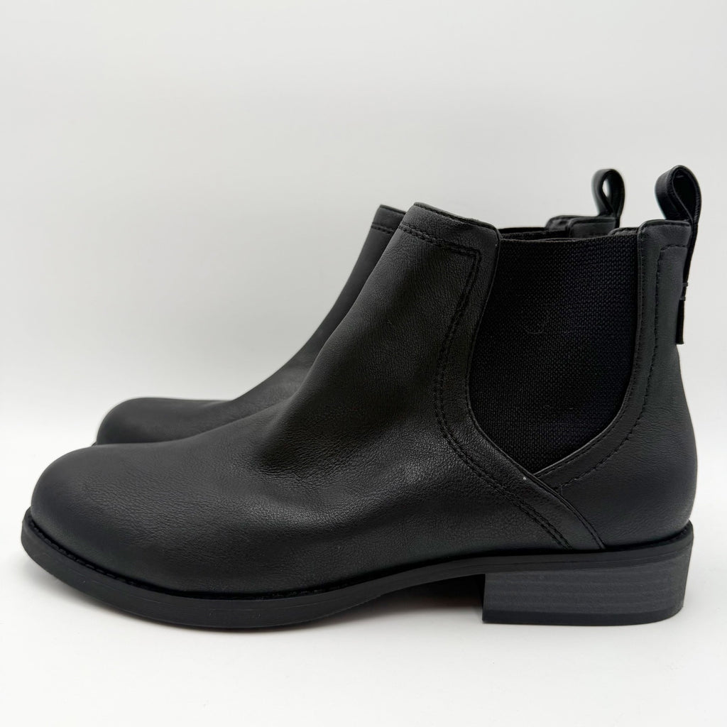 Crown Vintage Womens Flendi Chelsea Ankle Boots Size 11 WIDE Black NWOB