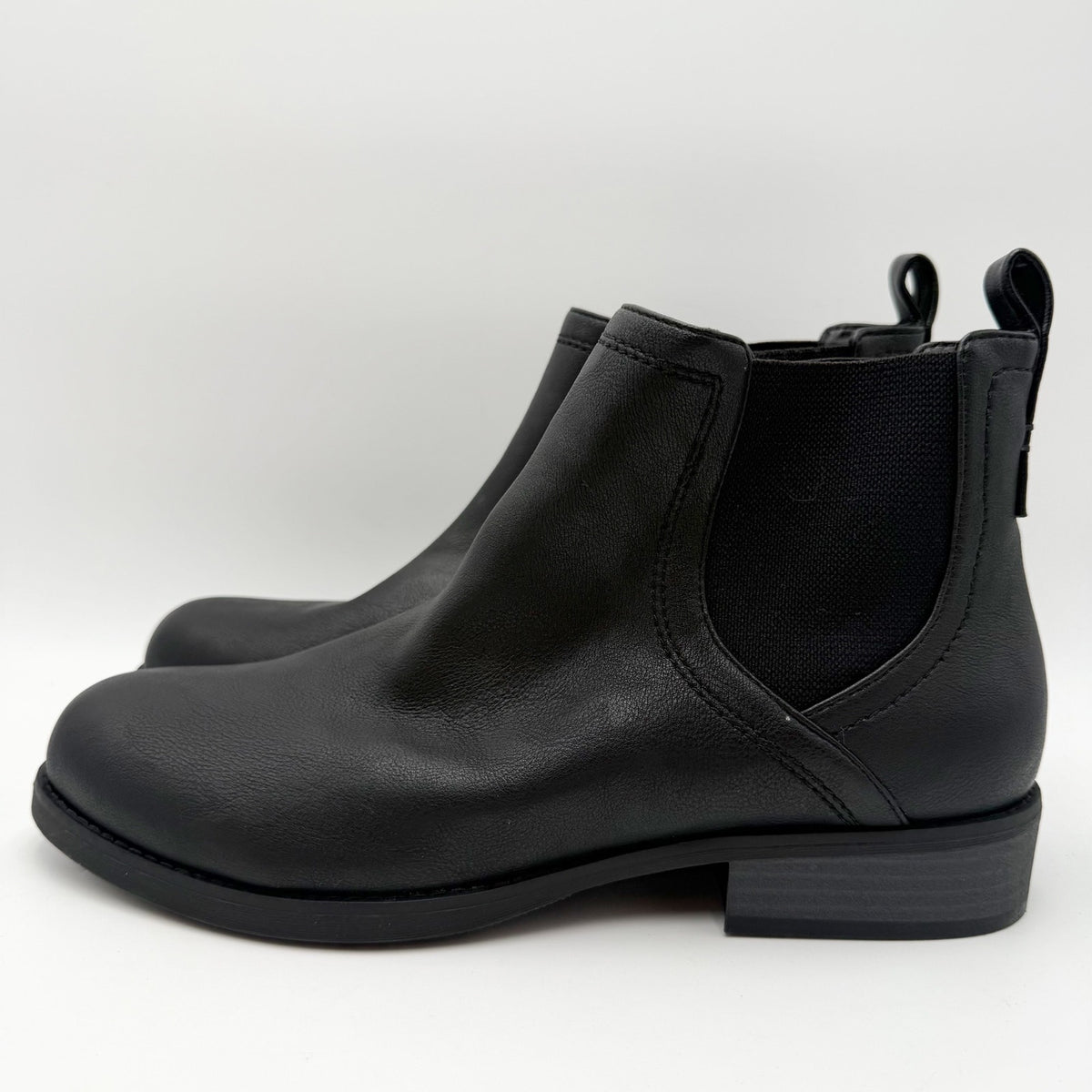 Crown Vintage Womens Flendi Chelsea Ankle Boots Size 11 WIDE Black NWOB