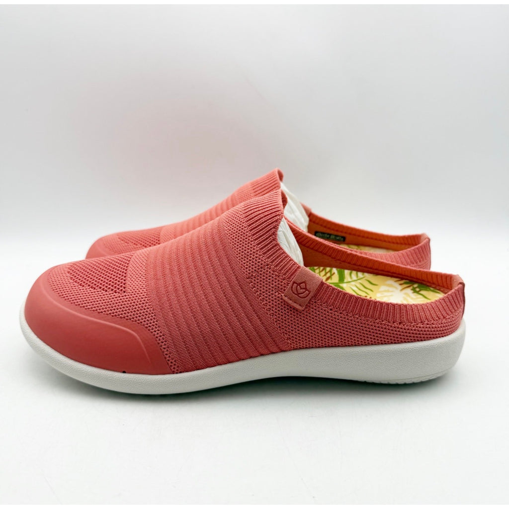 Spenco Womens Blissful Casual Shoes 9.5 WIDE Pink Terra Cotta Slip On Mule NIB