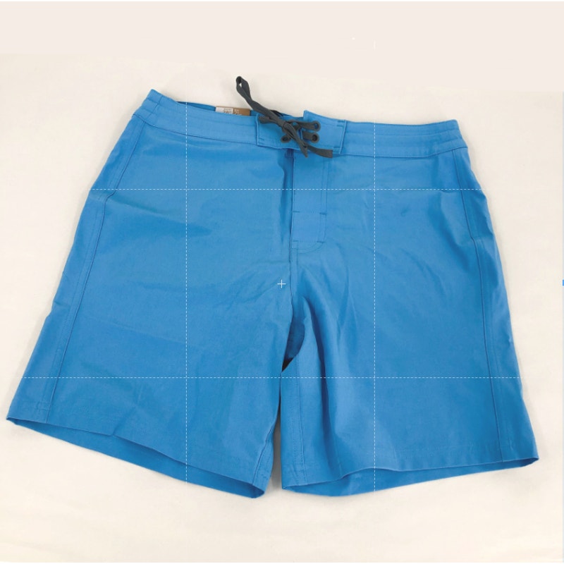 Prana Mens Riveter Board Shorts Size 28 Blue Clear Sky 7'' Inseam NWT