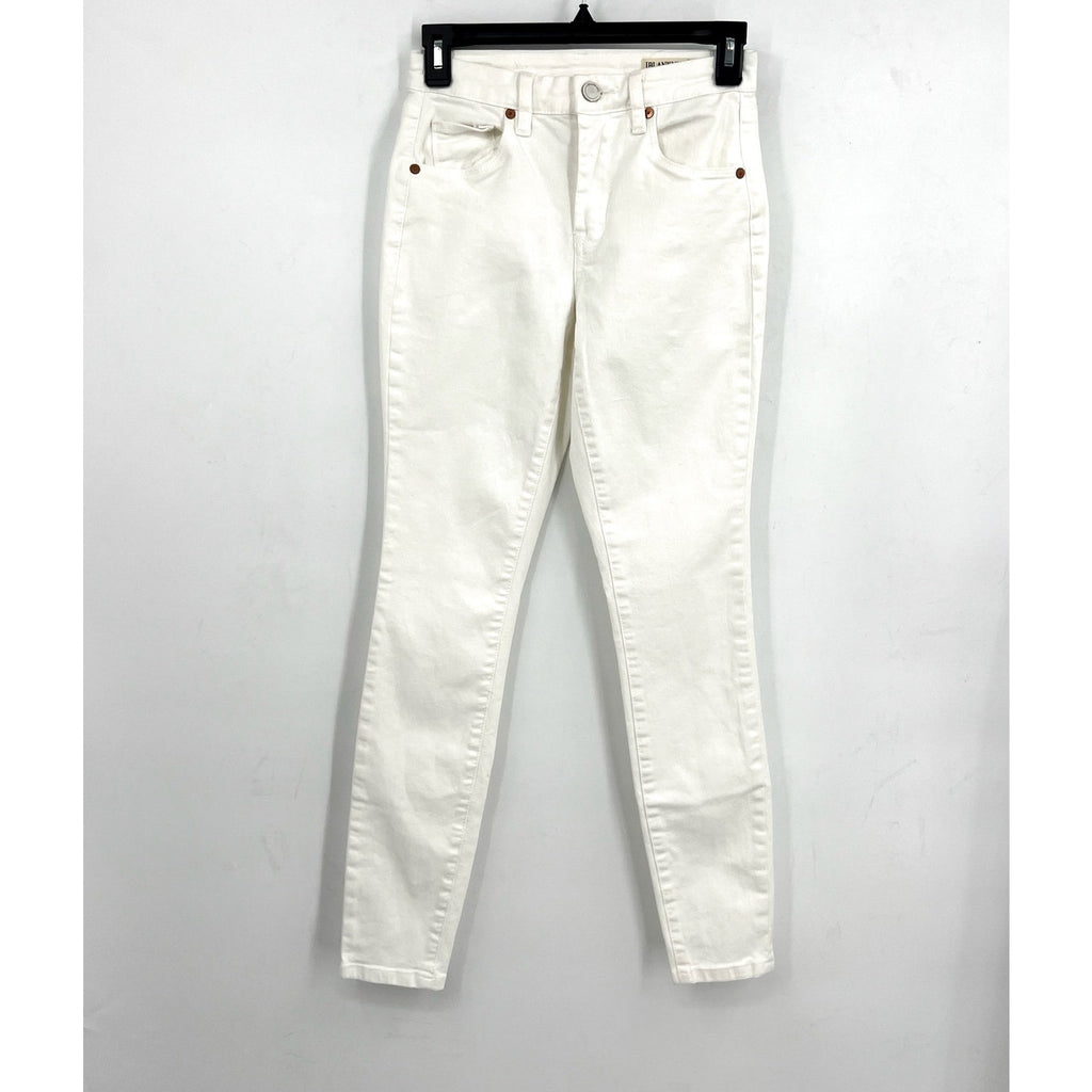BLANKNYC Womens Bond Skinny Jeans Size 25 US 0 White Stretch Mid Rise NWOT