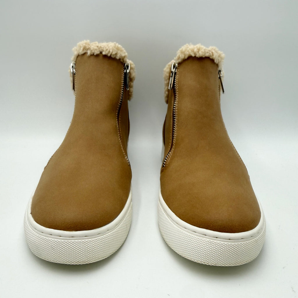 Dolce Vita Womens Adelyne Ankle Booties Size 7.5 Camel Tan NWOB