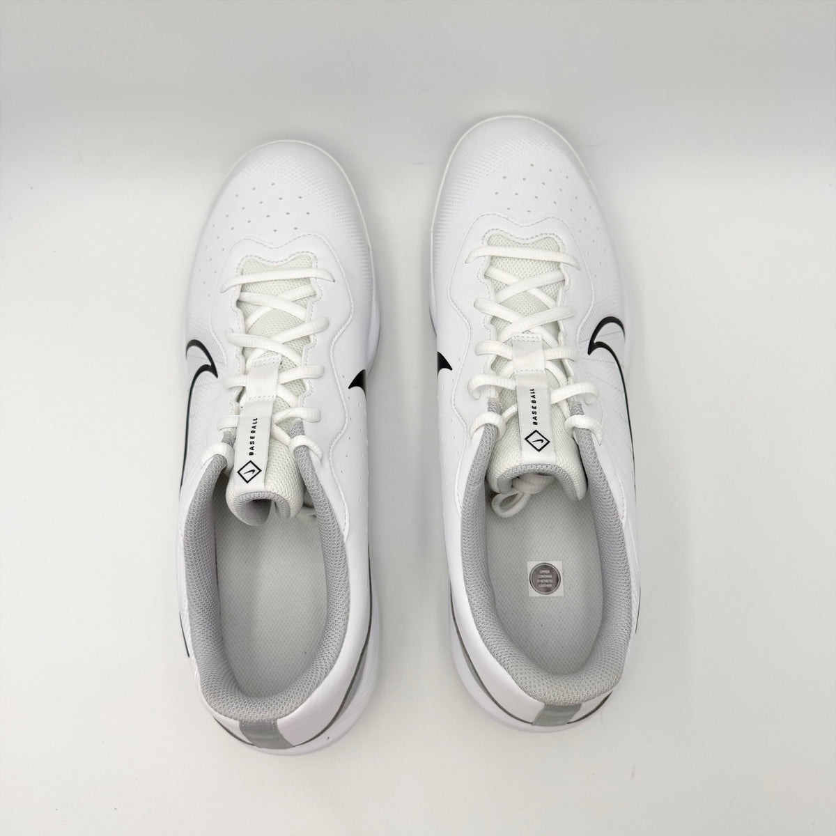 Nike Mens Alpha Huarache Varsity 4 Metal Baseball Cleats US 12 White Silver NWOB