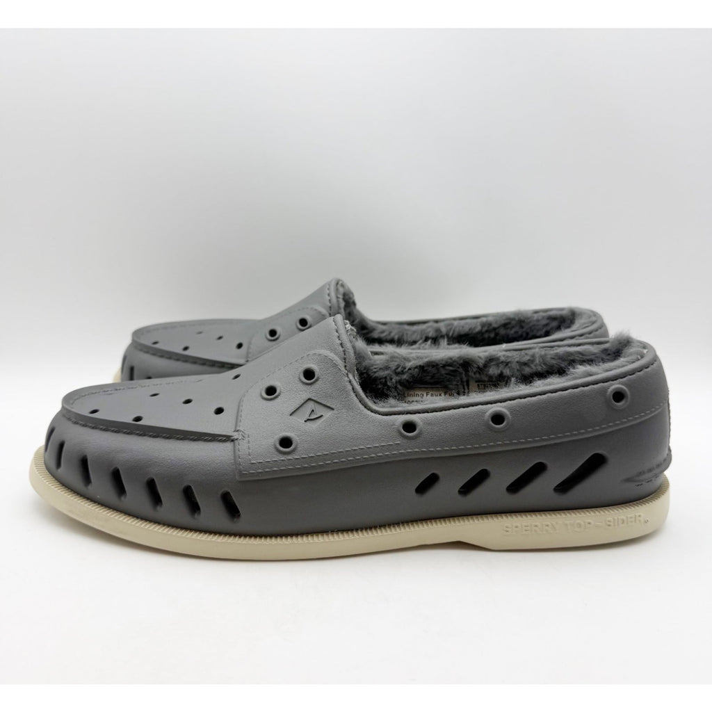 SPERRY Mens Original Float Cozy Boat Shoes Size 9 EU 42 Gray EVA NWOB