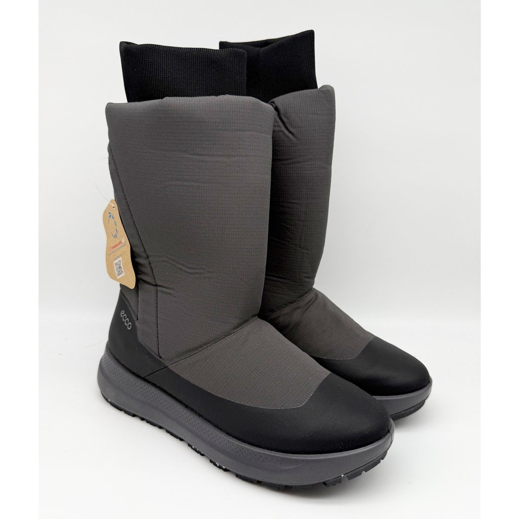 ECCO Sport Womens Solice Arctic Snow Boots EU 39 US 8.5 Grey Waterproof NWOB