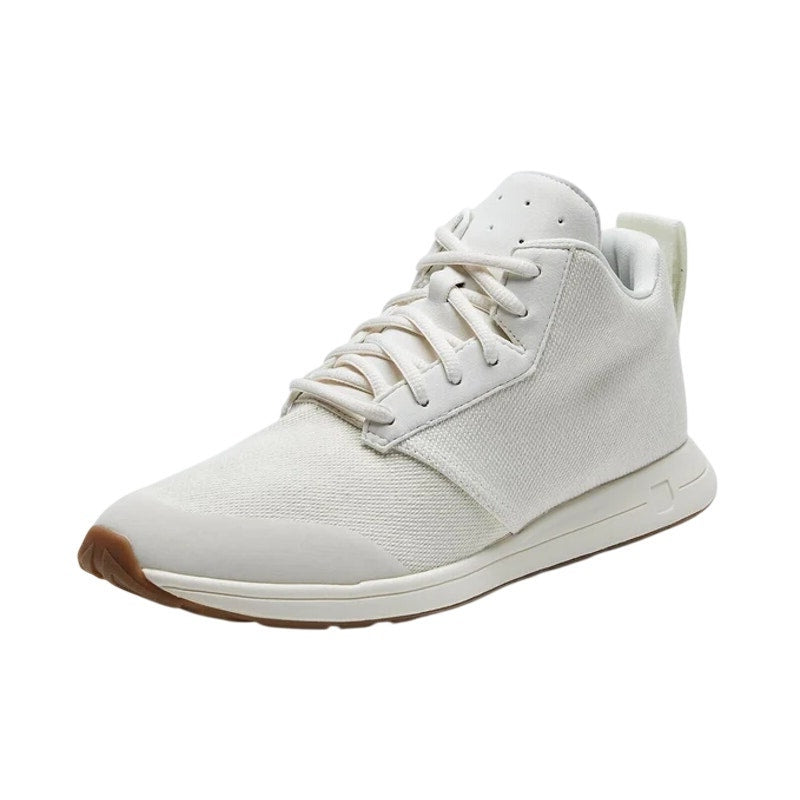 YORK Athletics Mens Henry Mid Trainer Athletic Shoes Size 9 Bone Off-White NIB