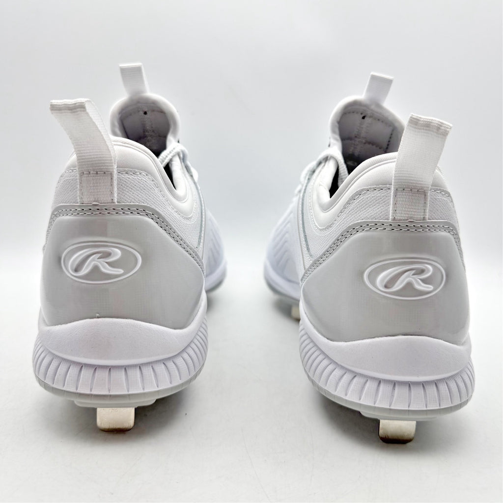 Rawlings Mens Bullpen Low Baseball Cleats Size 8 D White Athletic NWOB