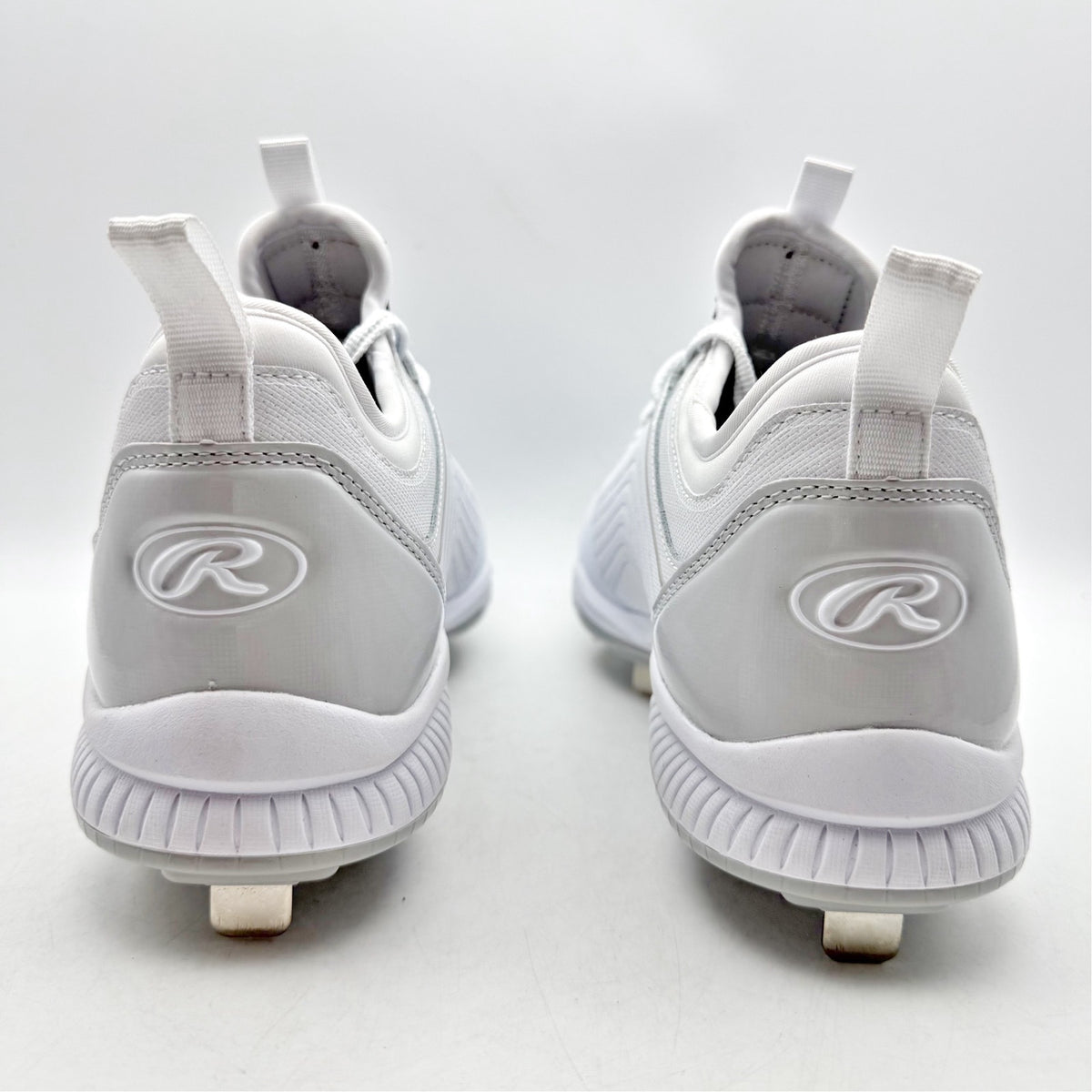 Rawlings Mens Bullpen Low Baseball Cleats Size 8 D White Athletic NWOB