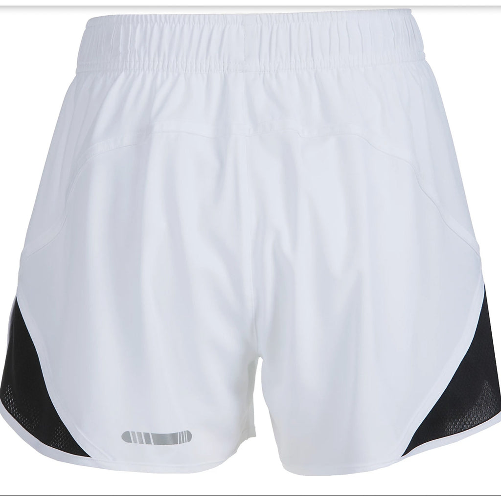 BCG Academy Sports Women's Running Shorts Small White Black Mesh NWOT