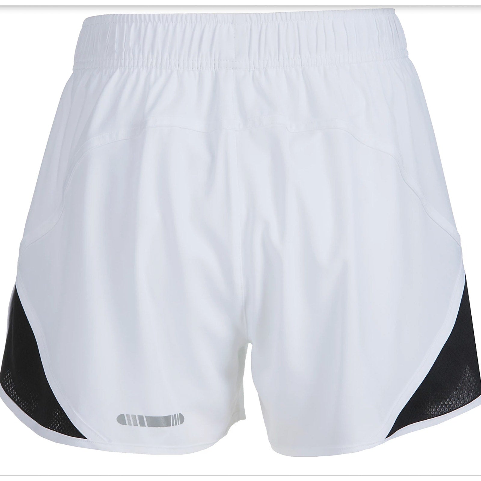 BCG Academy Sports Women's Running Shorts Small White Black Mesh NWOT