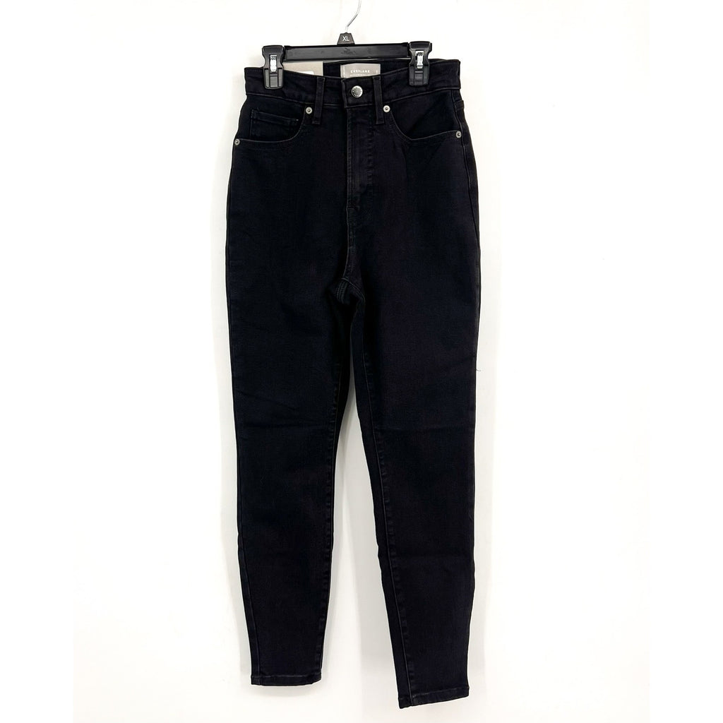 EVERLANE Women's The Way-High Curvy Skinny Jeans Size 27 Crop US 4 Black NWT