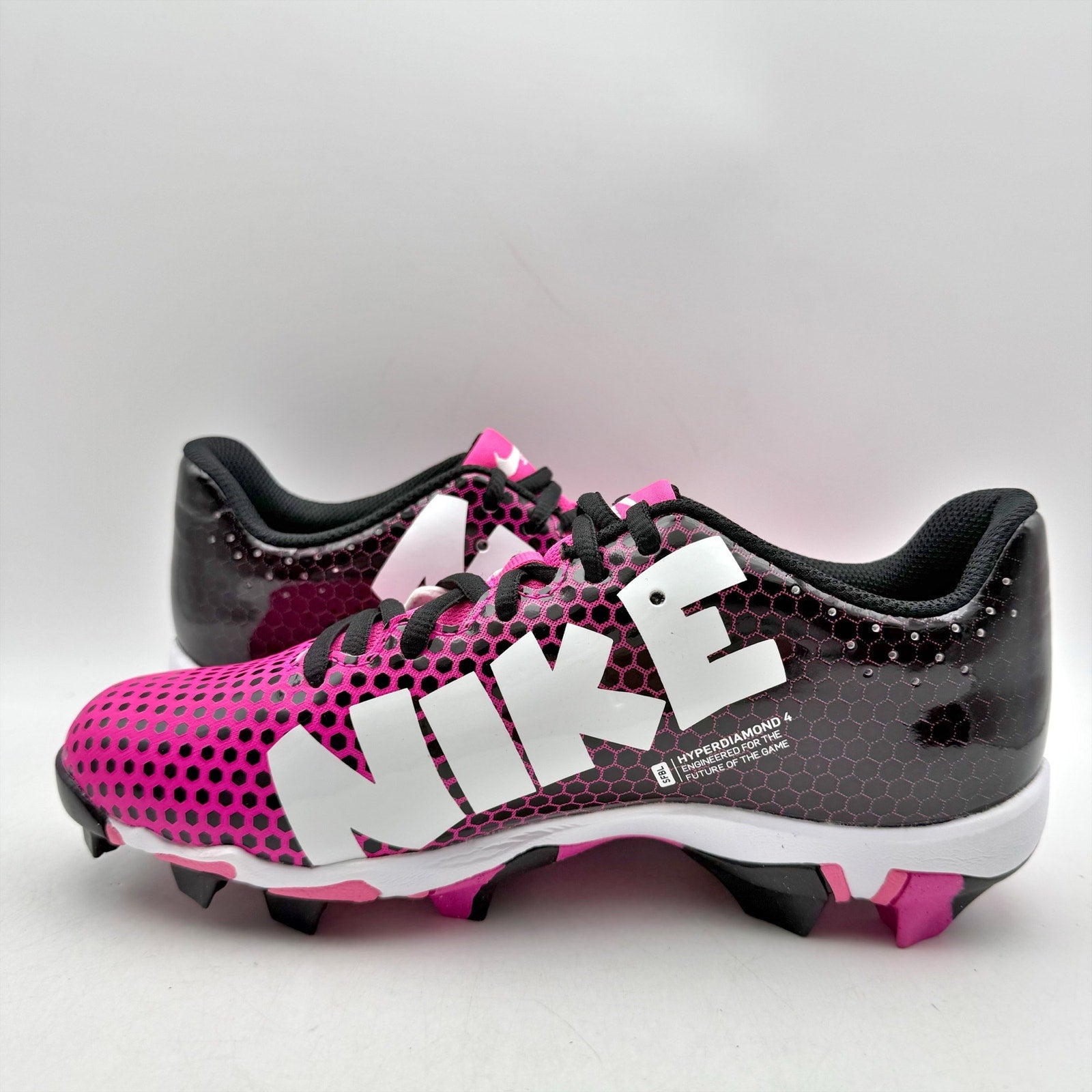 Nike Kids Hyperdiamond 4 Keystone GG Softball Cleats US 5.5 Y Pink CZ5919 NWOB