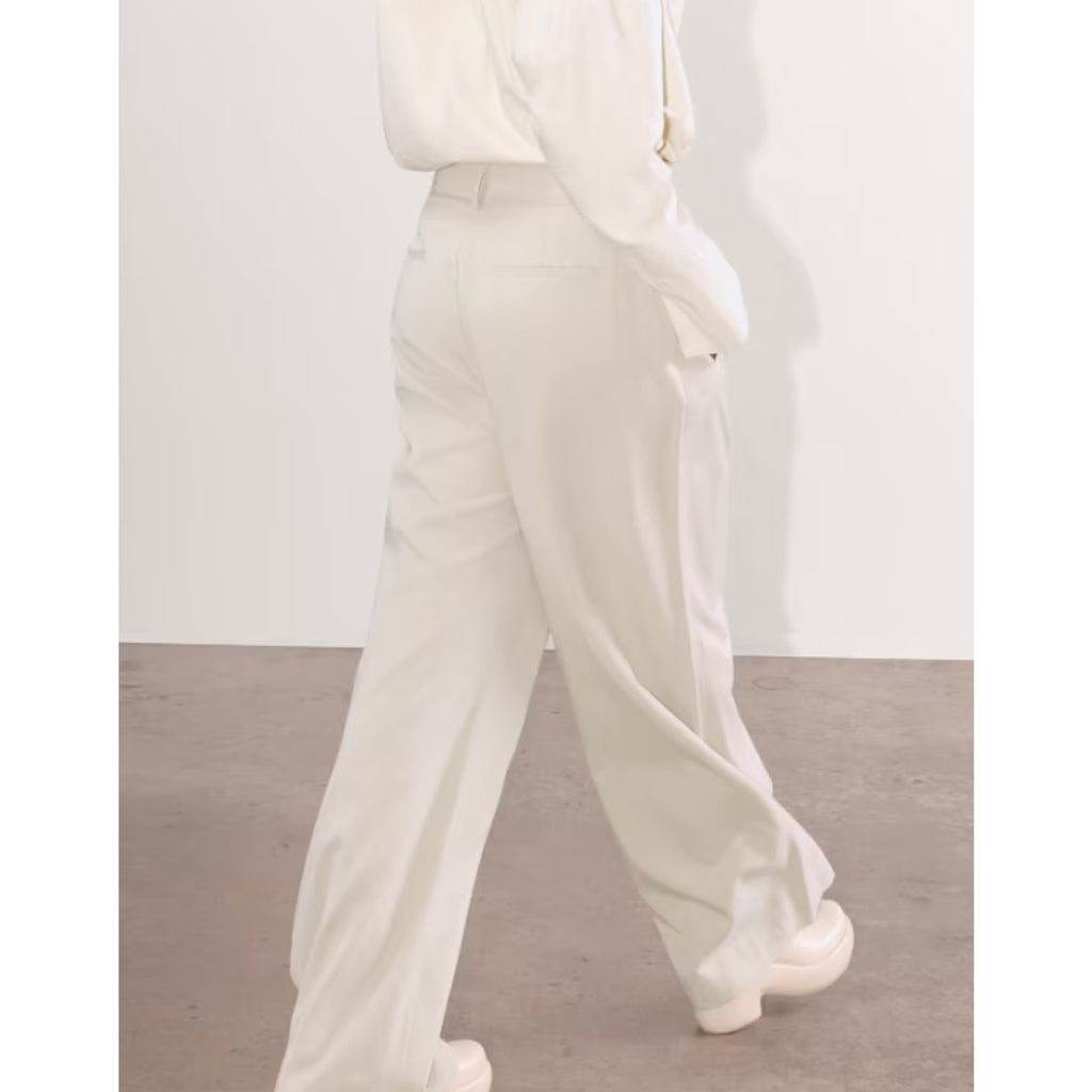 EVERLANE Women's Way High Drape Pants Size 12S Khaki 29" Inseam Sandstone NWT