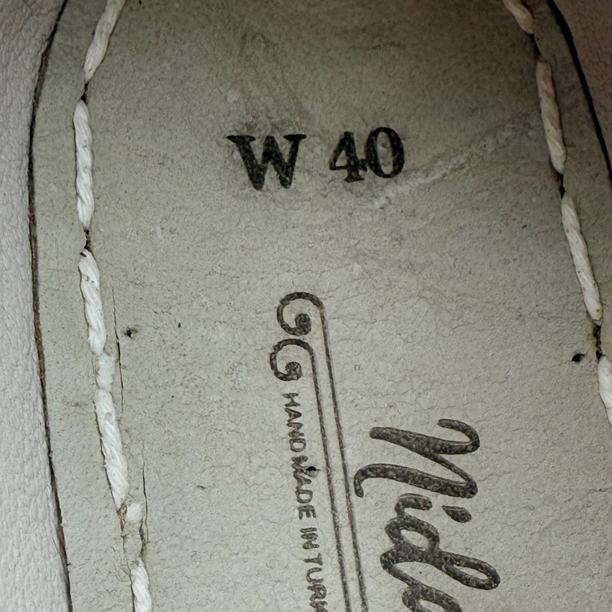 NIDA LU Womens LU Loafers EU 40 US Size 9 Bone White Leather NWOB