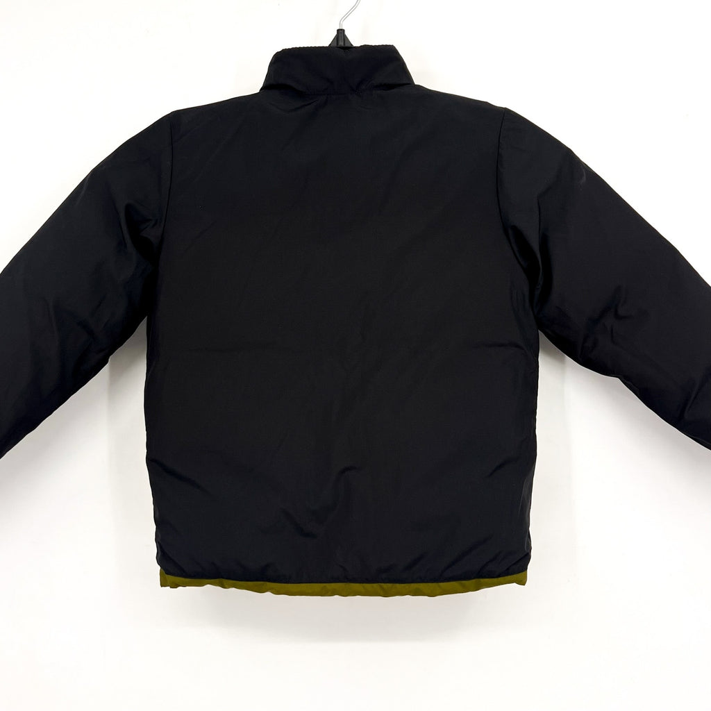 THE NORTH FACE Kids North Down Reversible Puffer Coat Size 4 Black Green NWOT