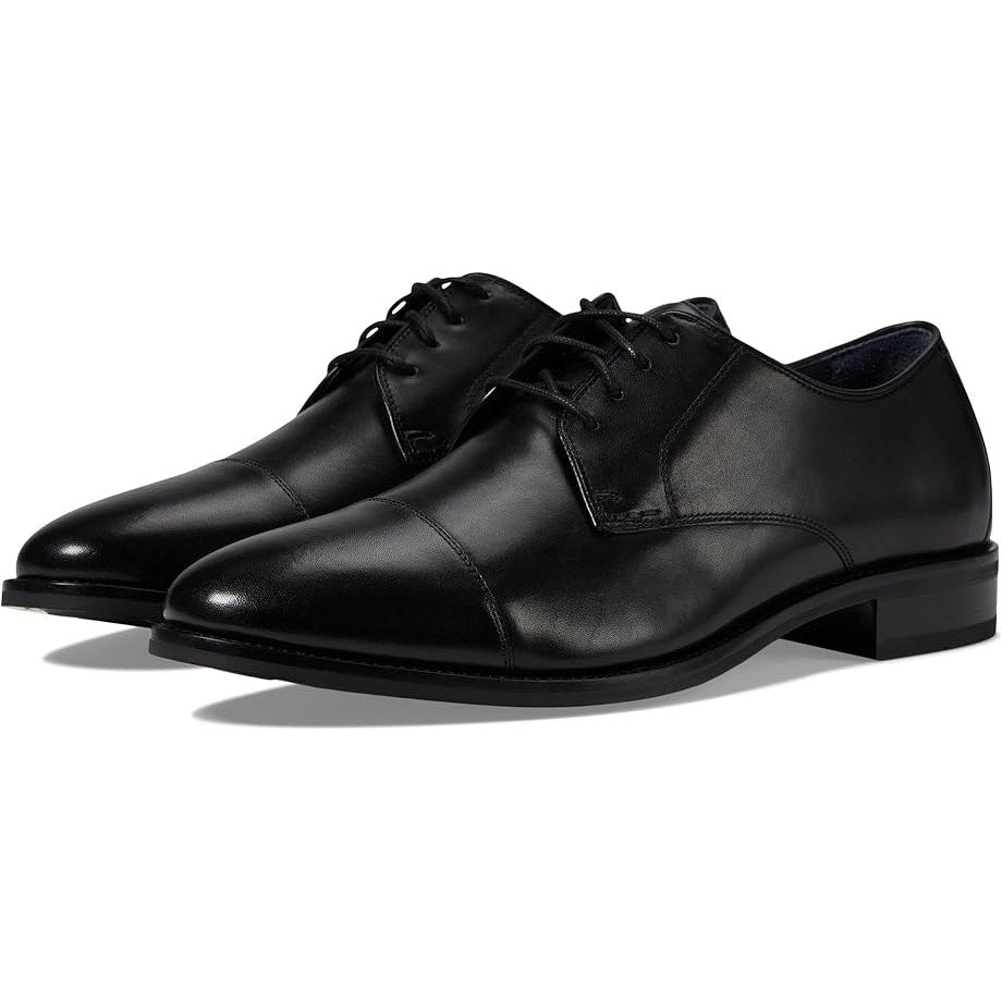 Cole Haan Mens Lenox Hill Cap Oxford Shoes US 11.5 Wide Black Leather NIB