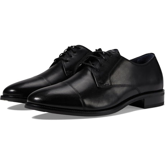 Cole Haan Mens Lenox Hill Cap Oxford Shoes US 11.5 Wide Black Leather NIB