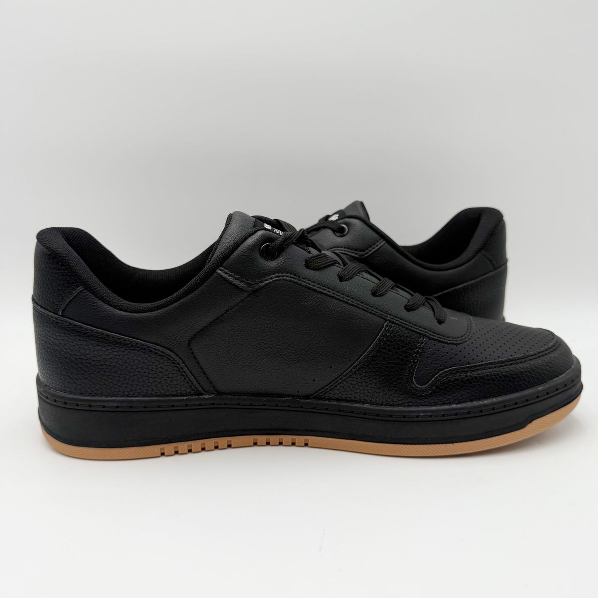 LEVIS Mens Drive Lo Casual Sneakers Size 12 EU 46 Black Faux Leather NIB