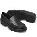 Born Womens Carrera Loafers Size 11 M EU 41-42 Black Leather Slip On NIB