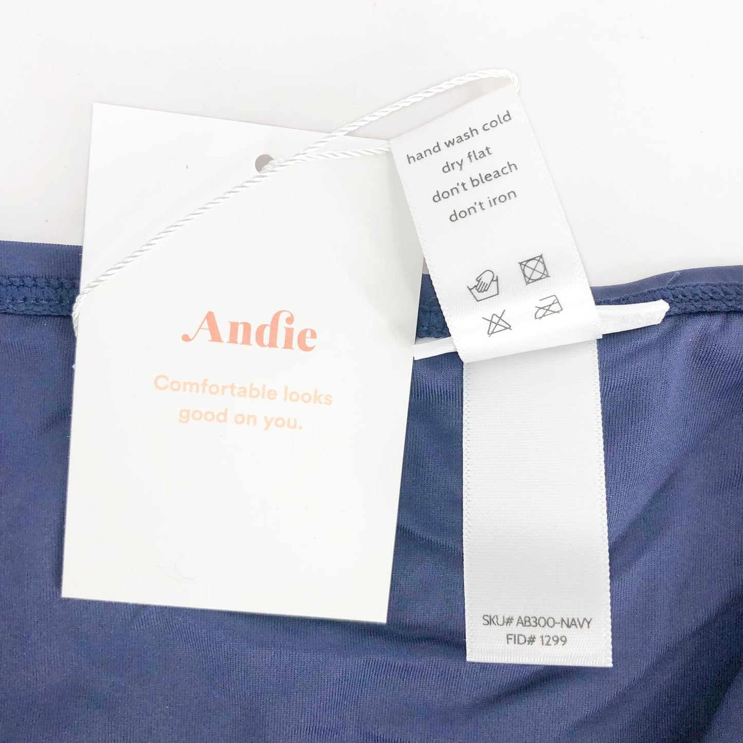 ANDIE SWIM High Waisted Bottom XS Flat Navy Blue