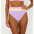 BEACH RIOT Heidi Bikini Bottom Medium Purple Sublime Spring High Waisted NWT