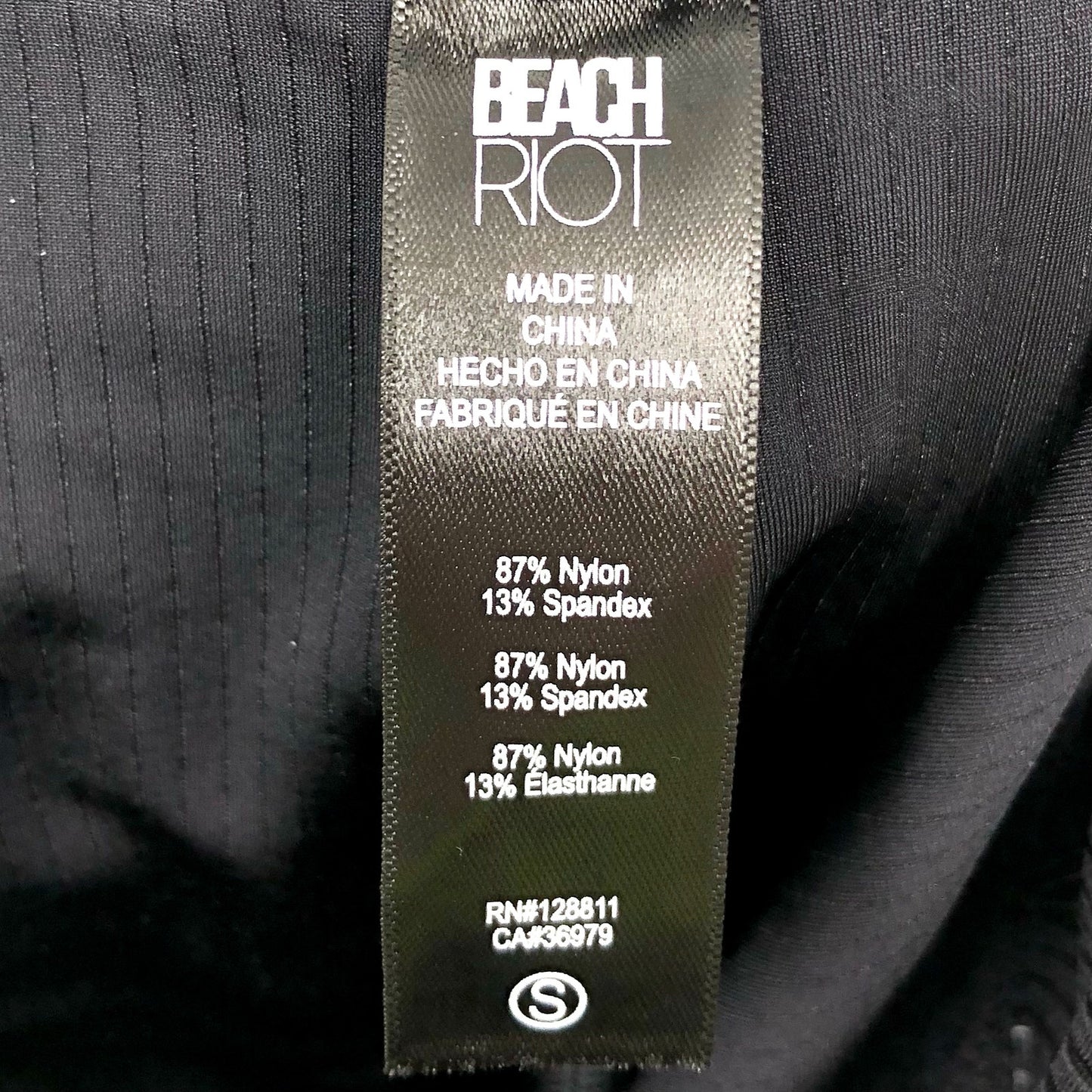 BEACH RIOT Women's Taylor 7/8 Lace Leggings Small Black