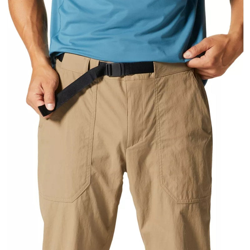 MOUNTAIN HARDWEAR Men's Stryder Pants Size 34 Tan Trail Dust Lightweight NWT