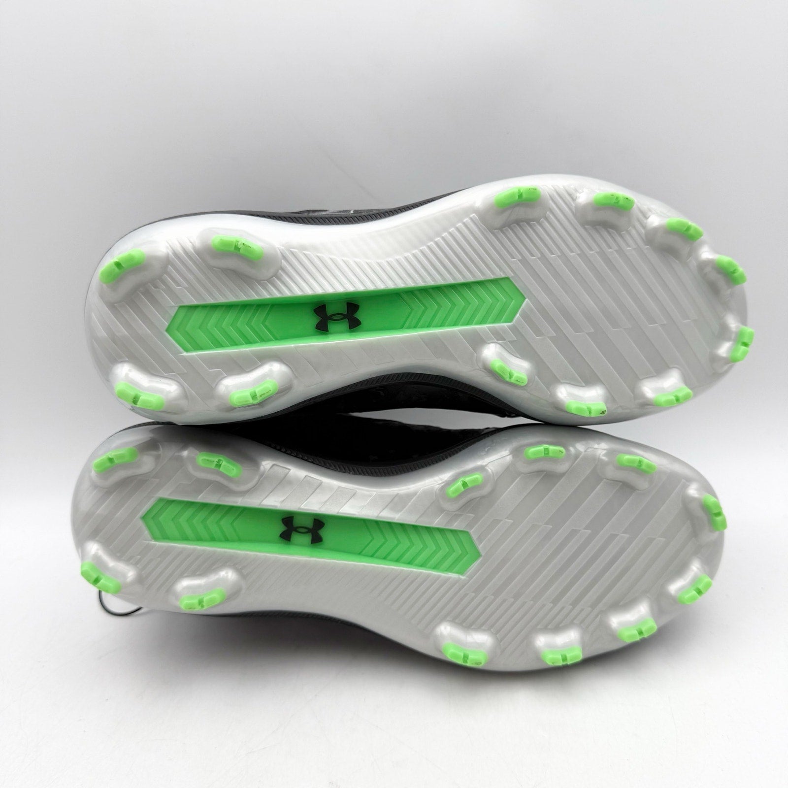 Under Armour Youth Harper 8 TPU Baseball Cleats US 4 Black Green NWOB