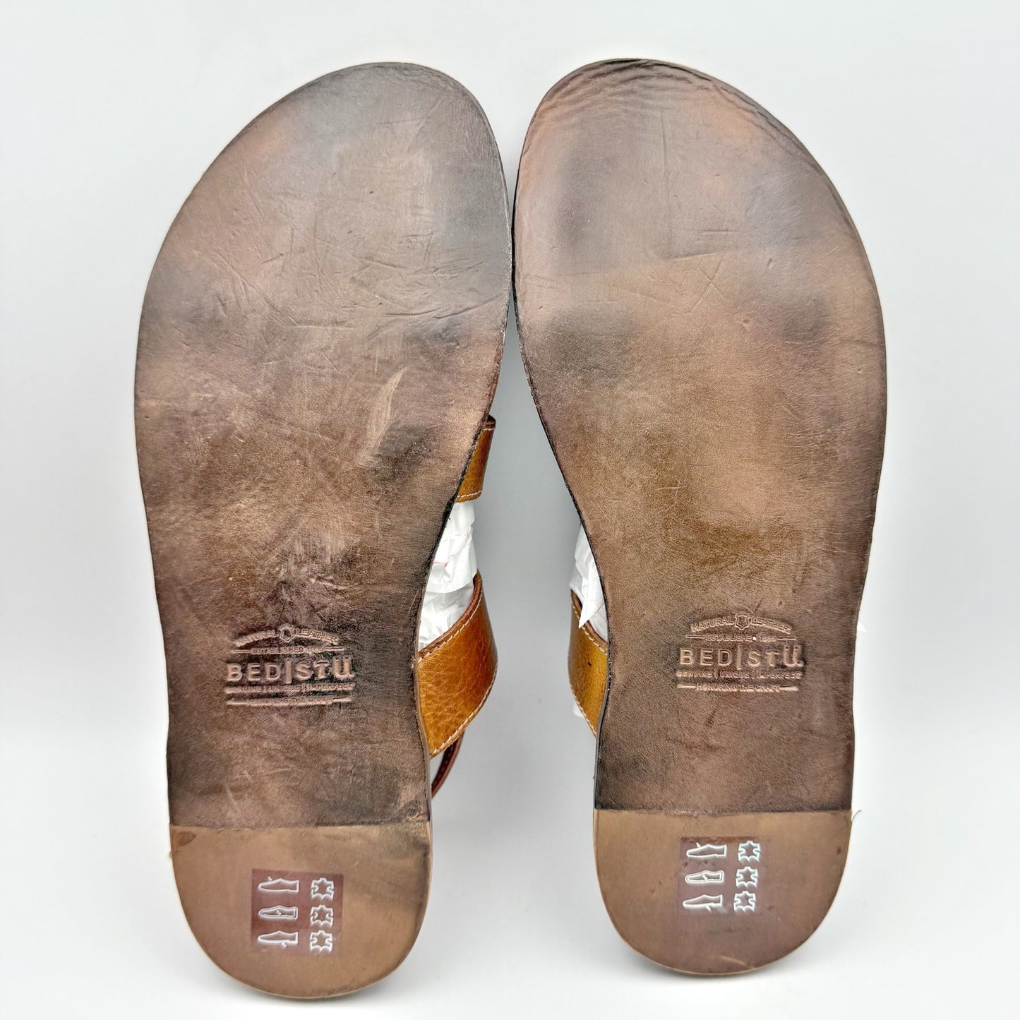 Bedstu Womens Manati II Sandal US 8 EU 38 Brown Red Leather NIB